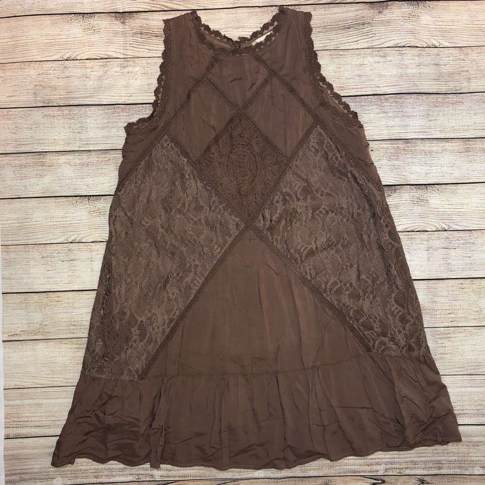❤️Altar’d State size medium Brown Boho Dress❤️